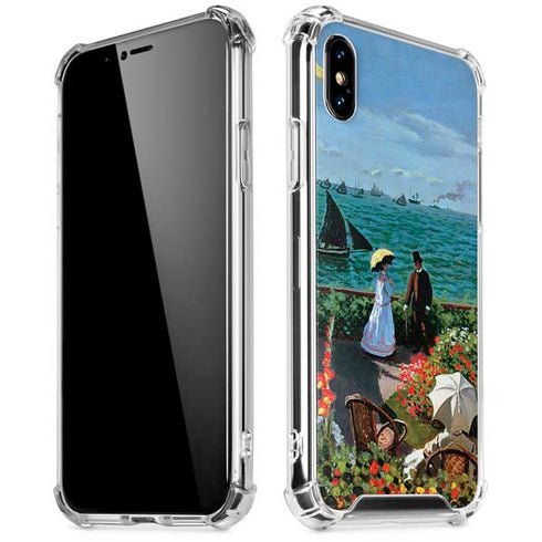 Monet - The Terrace at Sainte-Adresse by Monet iPhone XS Max Clear Case